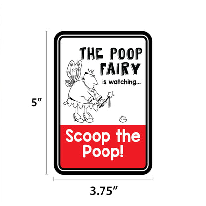 Phil The Poop Fairy is Watching Mini Garden Sign