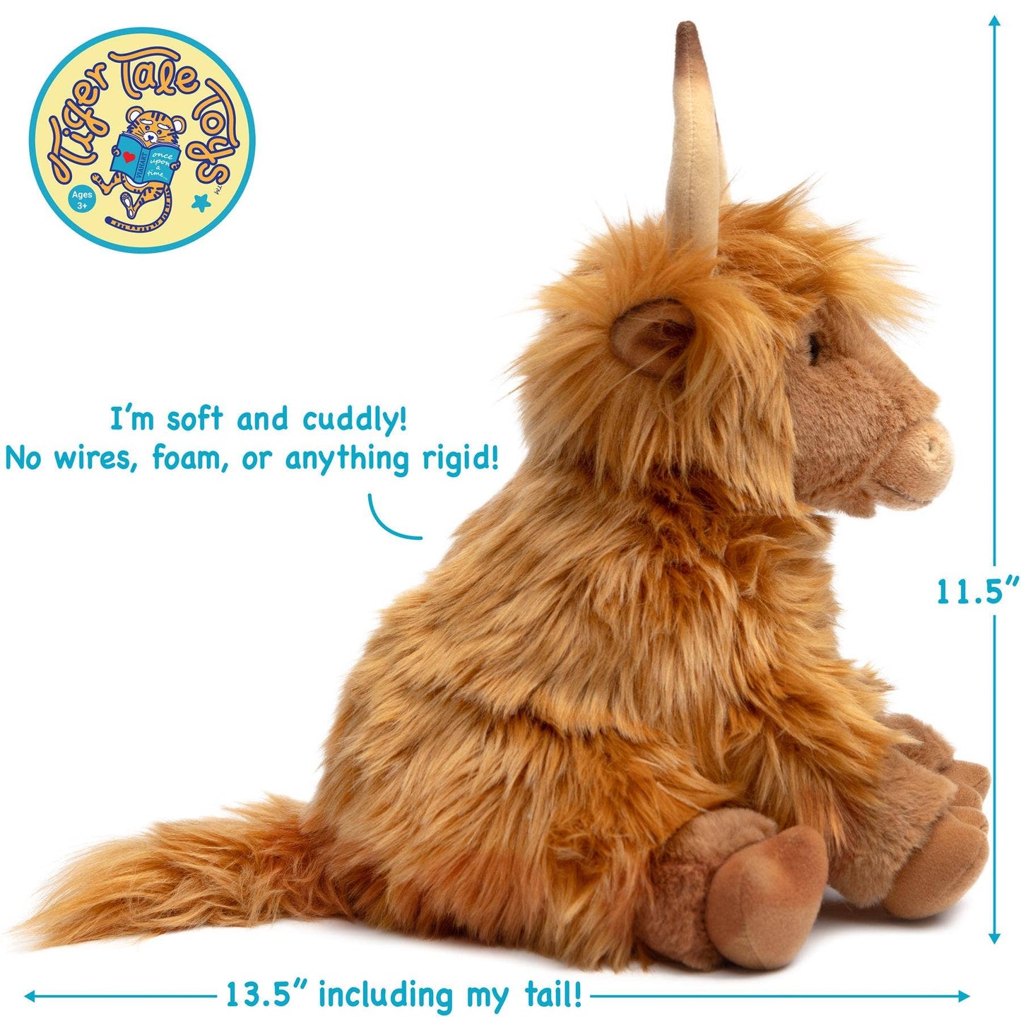 Henley The Highland Cow Stuffed Animal Plush