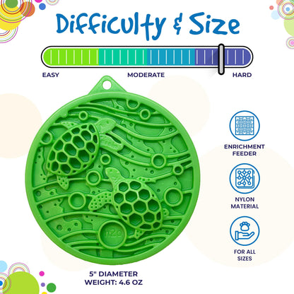 Water Nylon eCoin Durable Enrichment Snacking Tray for Dogs Lick Mat Alternative