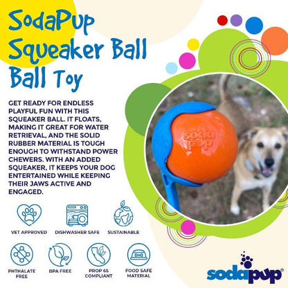 Floating Squeak Ball Chew Toy | USA Made