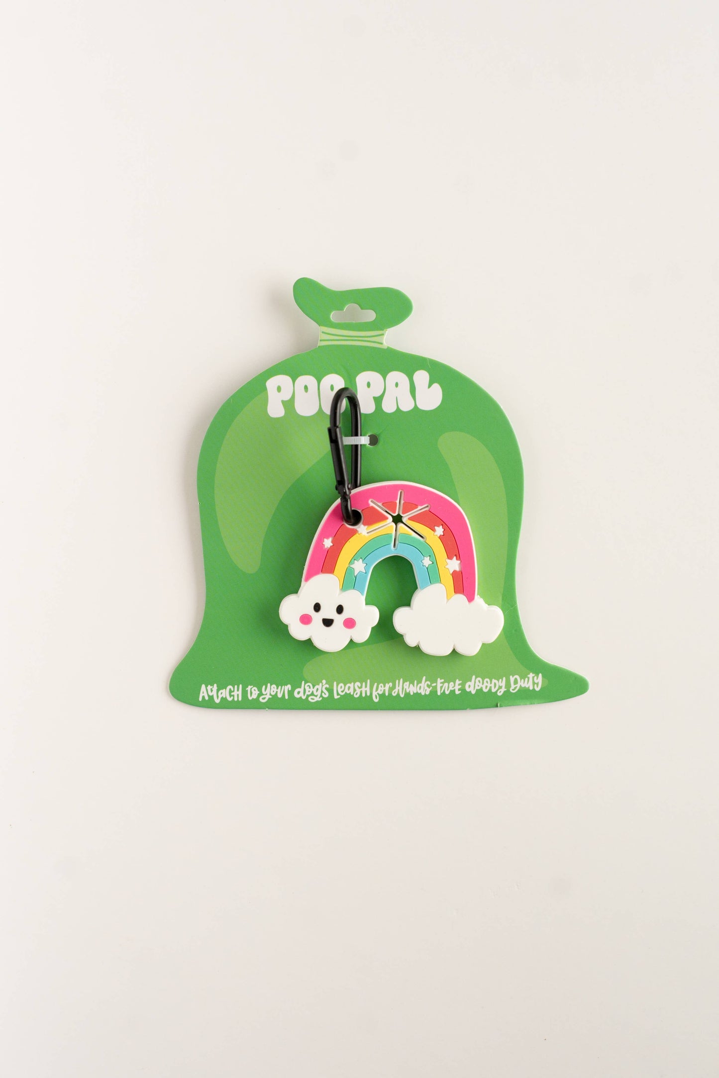Rainbow Dog Poop Bag Leash Holder