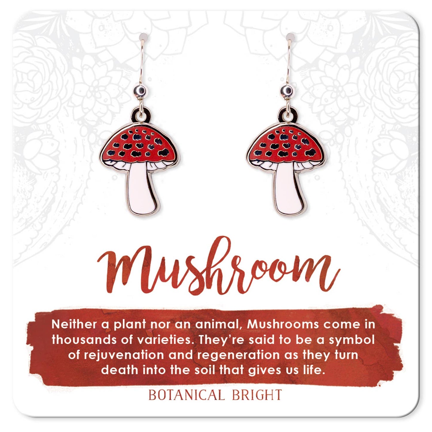 Mushroom Dangle Earrings