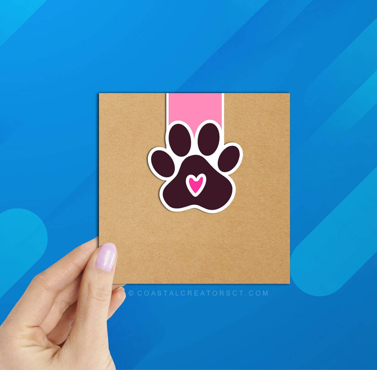 Here's Where You Pawsed Dog Reversible Magnetic Bookmark