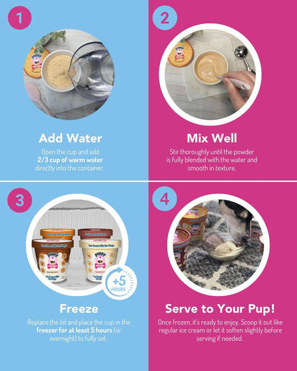 Puppy Scoops Ice Cream Mix for Dogs