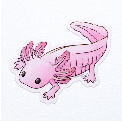 Axolotl Waterproof Vinyl Sticker