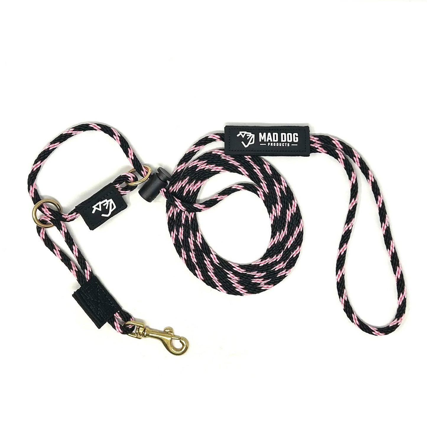 English Slip Leash / Safety Strap Combo Leash