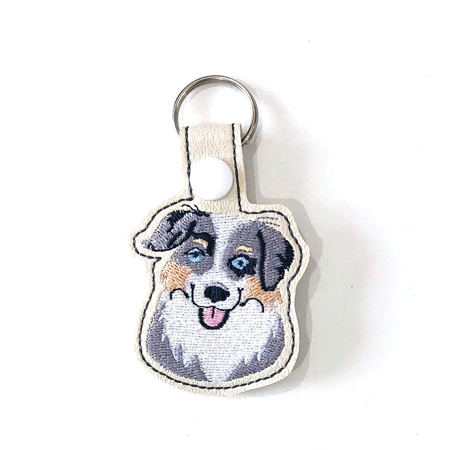 Australian Shepherd Key Fob