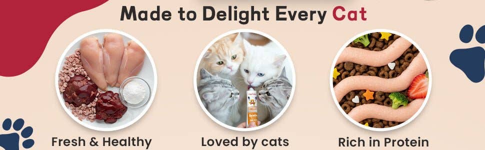 Chef Kitty Purée Pops Lickable Creamy Cat Treats (10 Pack)