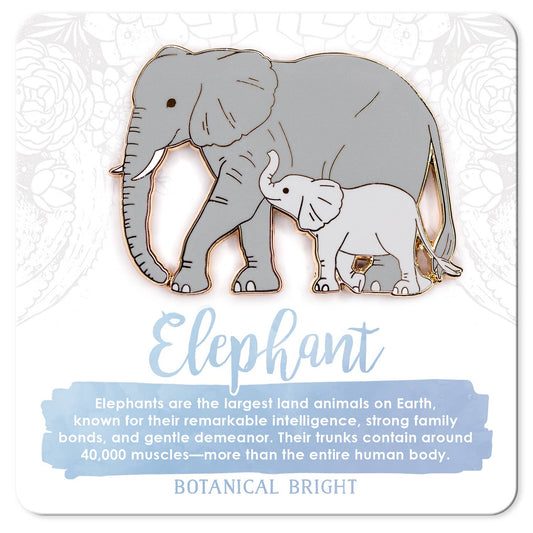 Elephant Enamel Pin