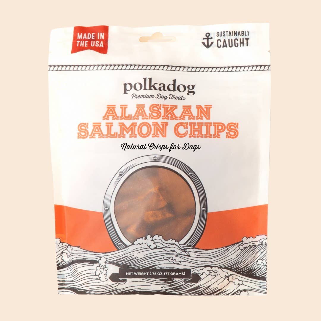 Alaskan Salmon Chips Dog Treats 2.75oz