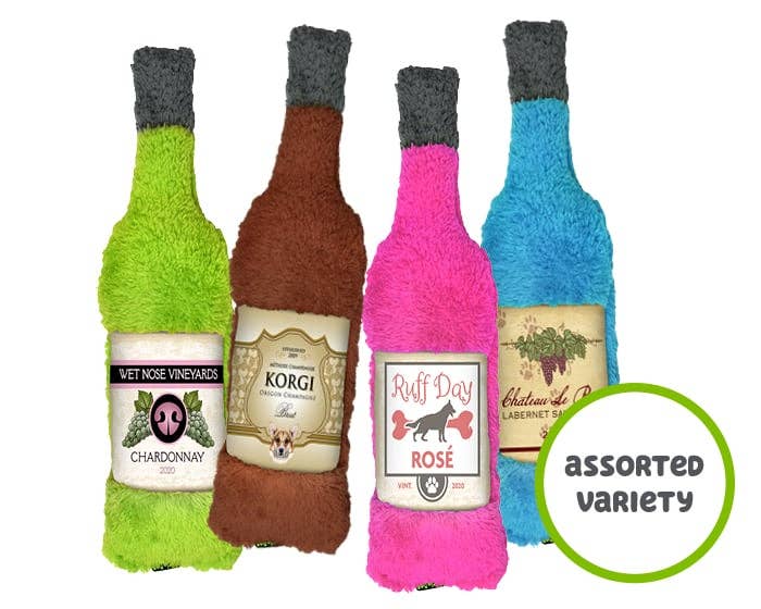 Duraplush BrewGear Bottles Dog Toy