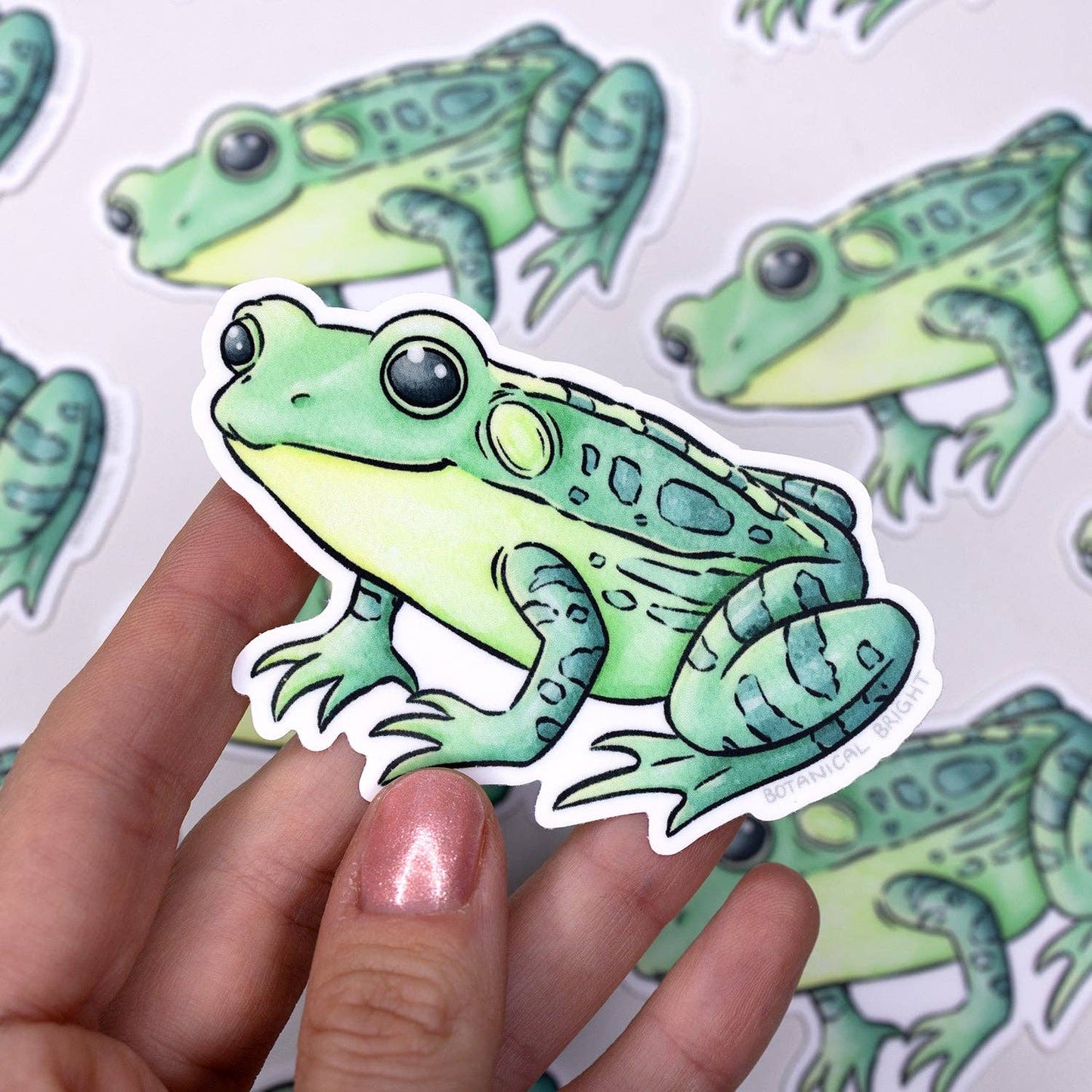 Frog Waterproof Vinyl Sticker