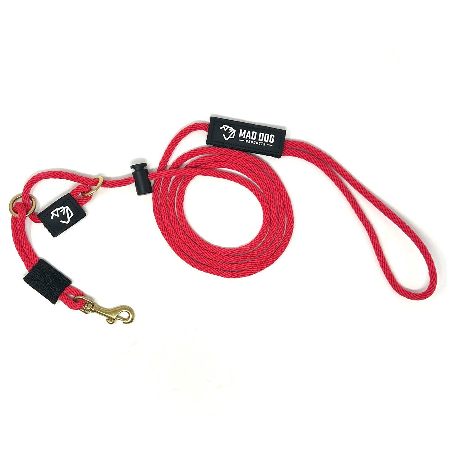English Slip Leash / Safety Strap Combo Leash