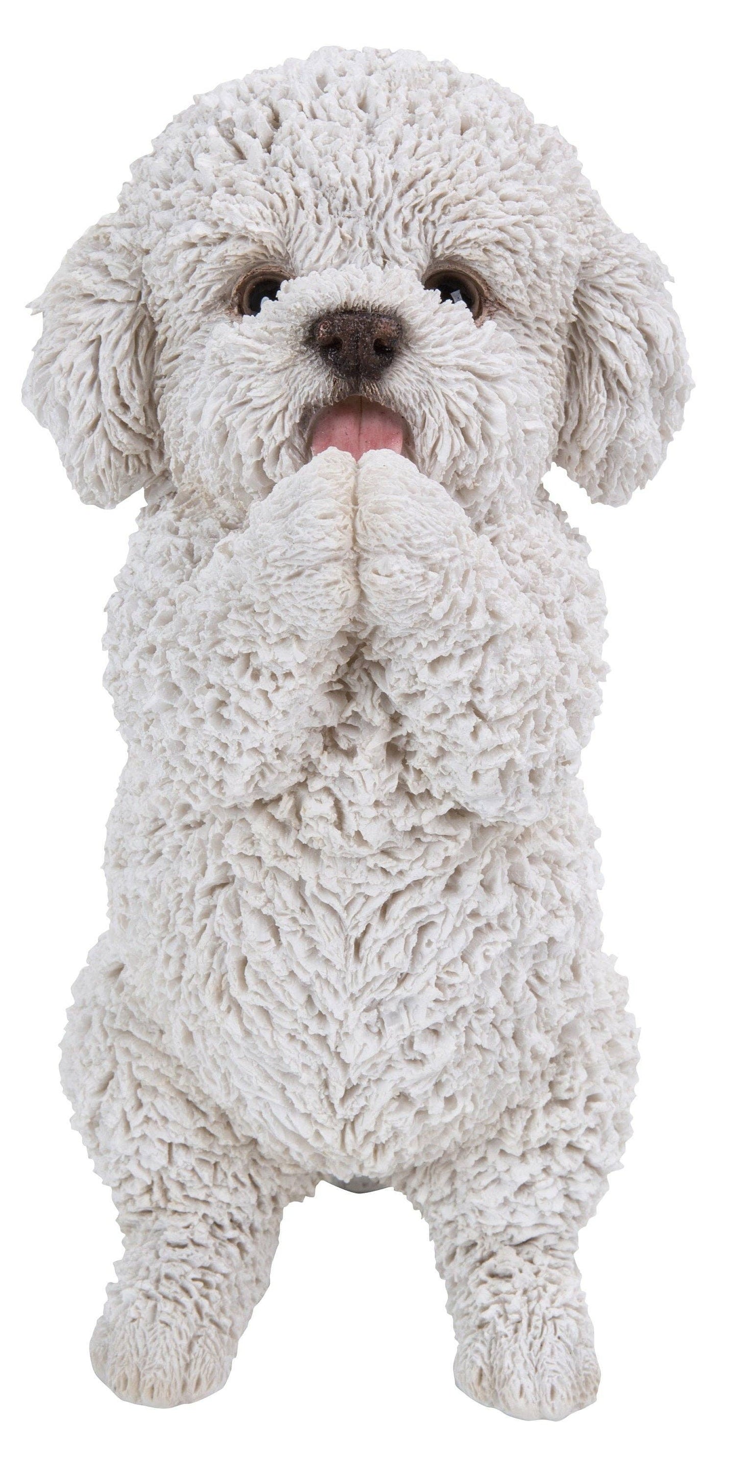 Poodle Puppy Playing Statue