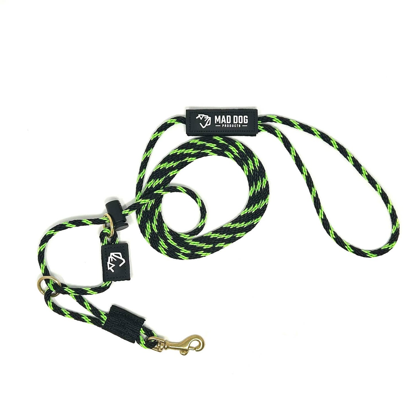 English Slip Leash / Safety Strap Combo Leash