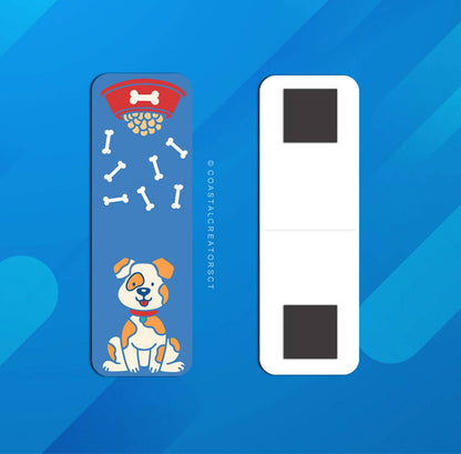 2-Pack Cat and Dog Magnetic Bookmarks