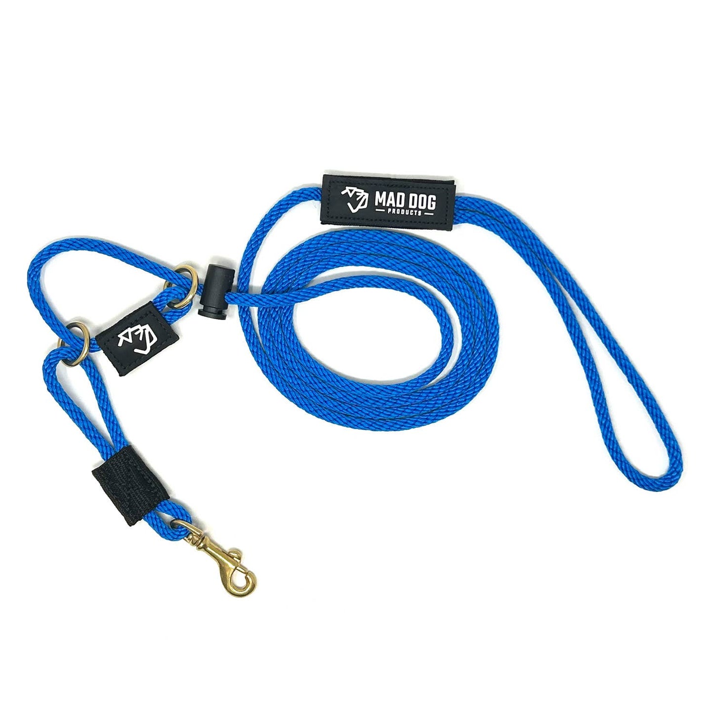 English Slip Leash / Safety Strap Combo Leash