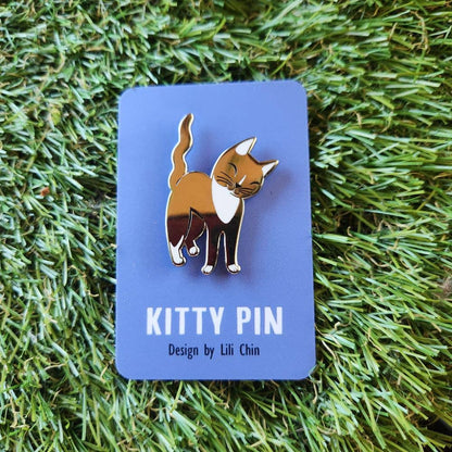 "Friendly Tail"  KITTY PIN