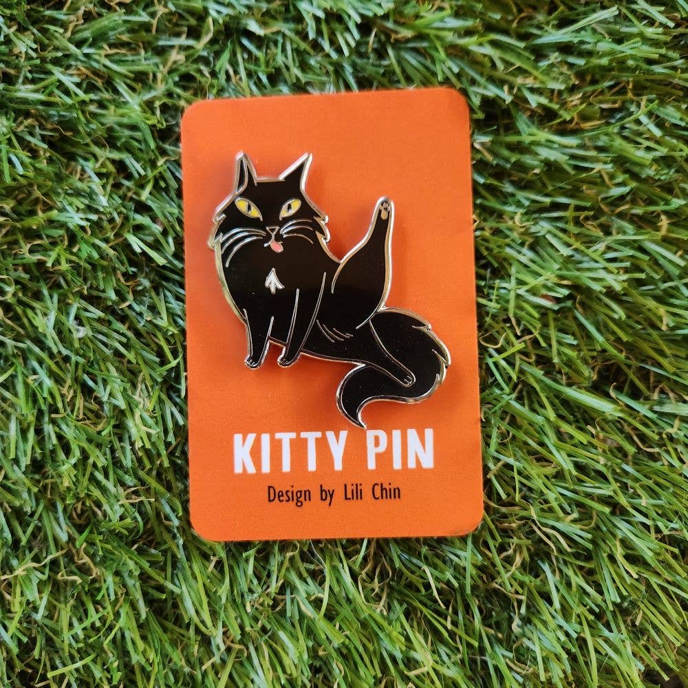 "Blep" KITTY PIN