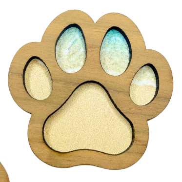 Paw print air freshener vent clip