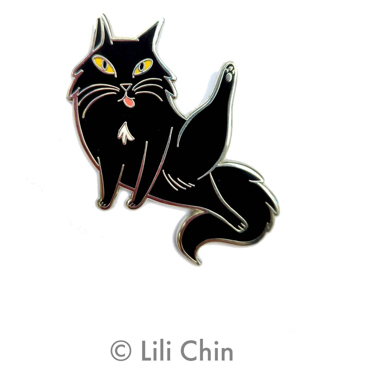 "Blep" KITTY PIN