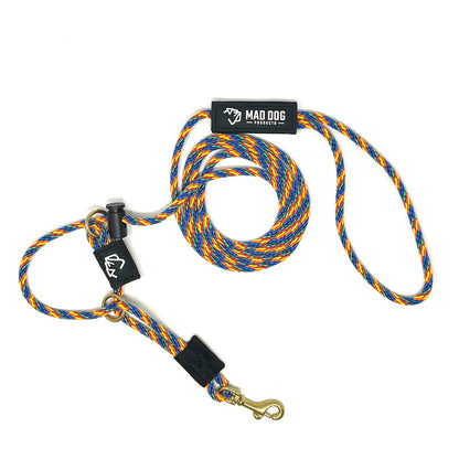 English Slip Leash / Safety Strap Combo Leash